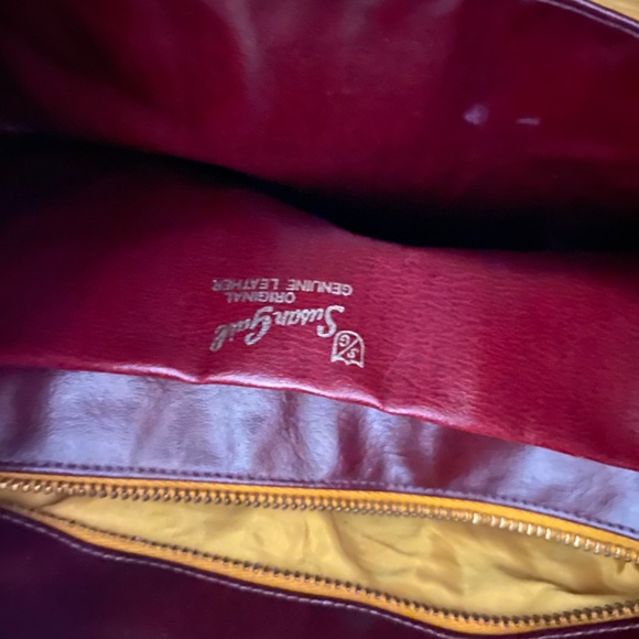 Susan Gail  VINTAGE Amber Suede Shoulder Bag - Picture 4 of 12